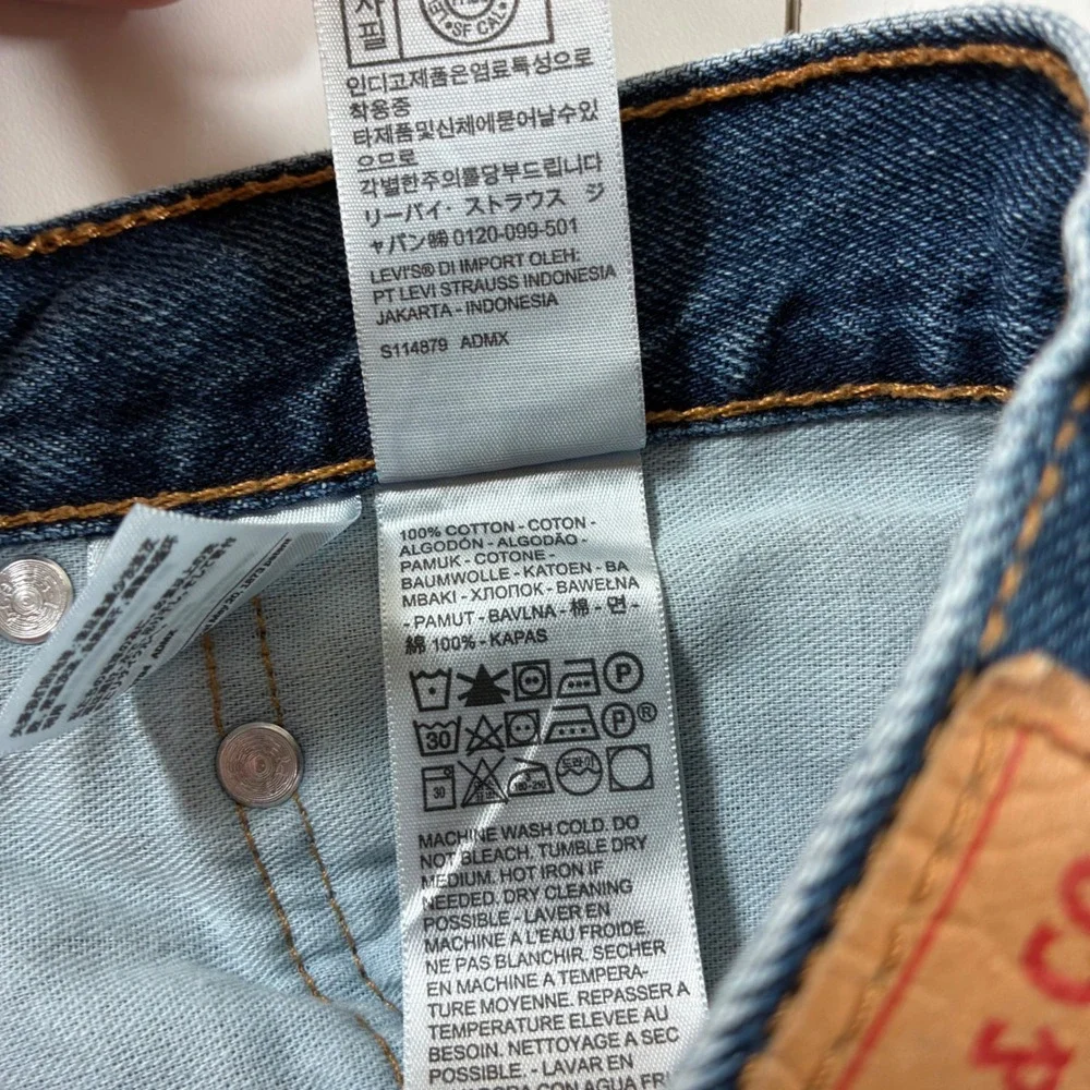 Levi's 550 Relaxed Fit Jeans 40x30 Blue Denim Tapered USA Cowboy